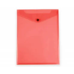 CARPETA LIDERPAPEL DOSSIER BROCHE POLIPROPILENO DIN A4 FORMATO VERTICAL CON FUELLE ROJO