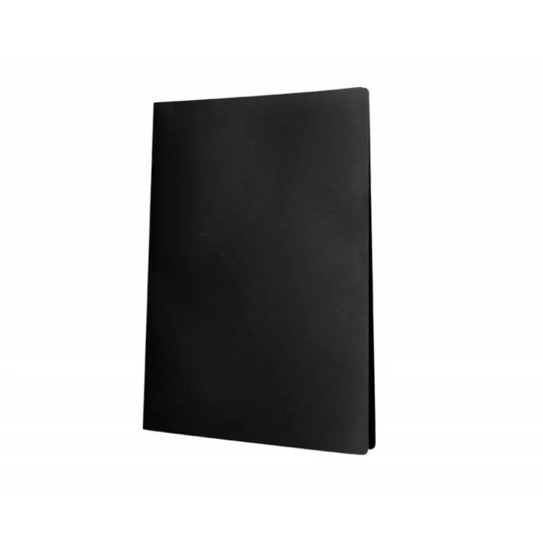 CARPETA LIDERPAPEL ESCAPARATE 40 FUNDAS POLIPROPILENO DIN A3 COLOR NEGRO OPACO