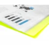CARPETA LIDERPAPEL ESCAPARATE 80 FUNDAS POLIPROPILENO DIN A4 AMARILLO FLUOR OPACO