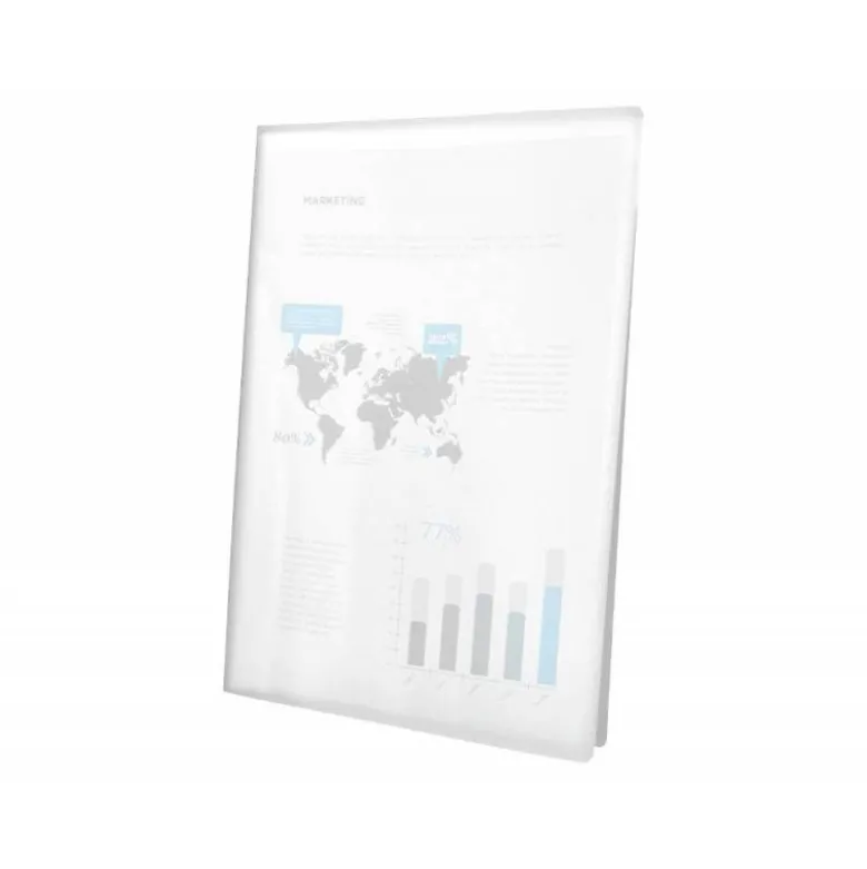 CARPETA LIDERPAPEL ESCAPARATE 80 FUNDAS POLIPROPILENO DIN A4 TRANSPARENTE