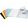 CARPETA LIDERPAPEL ESCAPARATE 60 FUNDAS POLIPROPILENO DIN A4 NEGRO OPACO
