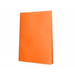 CARPETA LIDERPAPEL ESCAPARATE 80 FUNDAS POLIPROPILENO DIN A4 NARANJA FLUOR OPACO