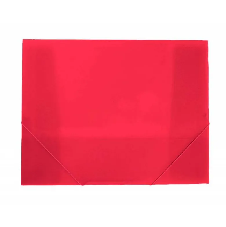 CARPETA LIDERPAPEL PORTADOCUMENTOS LOMO 50 MM DIN A4 POLIPROPILENO COLOR ROJO