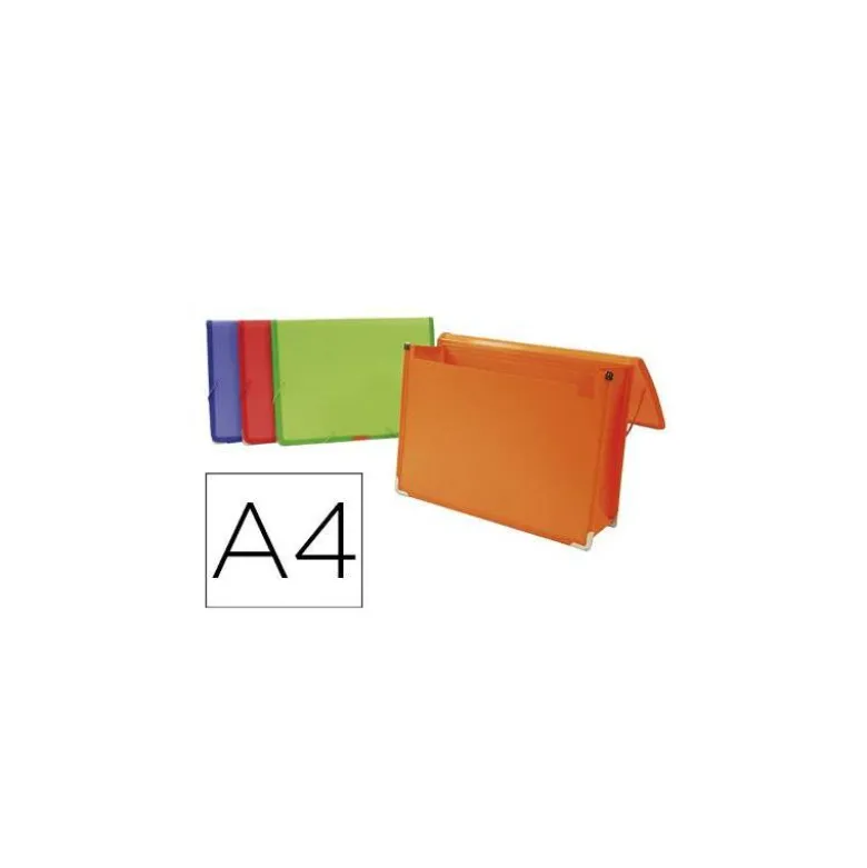 CARPETA LIDERPAPEL PORTADOCUMENTOS POLIPROPILENO DIN A4 COLORES SURTIDOS