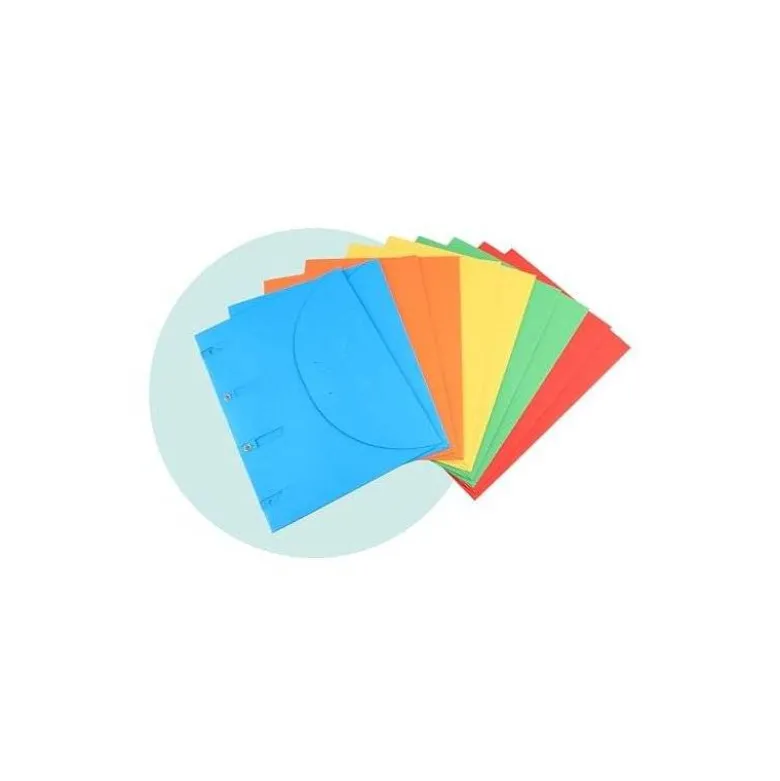 CARPETA PARA ARCHIVADOR TARIFOLD SMARTFOLDER FSC BLUE ANGEL DIN A4 TRES SOLAPAS Y CIERRE DE VELCRO CARTON 225
