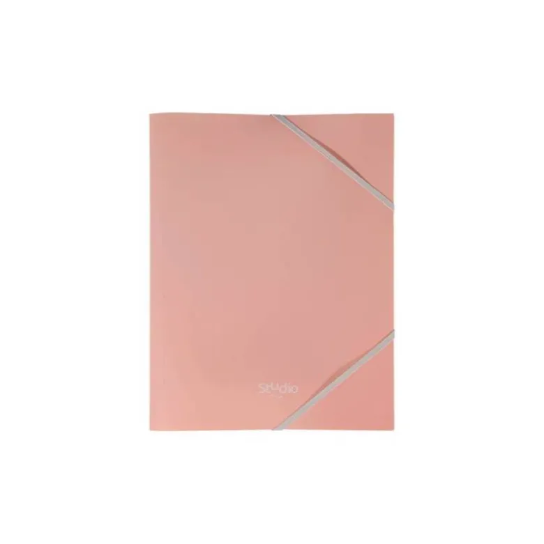 CARPETA PARDO STUDIO STYLE GOMAS SOLAPAS POLIPROPILENO EXPOSITOR DE 48 UNIDADES COLORES PASTEL SURTIDOS