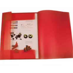 Carpeta portadocumentos con solapa Liedrpapel DIN A3 polipropileno color rojo