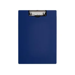 CARPETA Q-CONNECT MINICLIP SUPERIOR DIN A4 PLASTICO 50% RECICLADO AZUL GROSOR 2,1 MM
