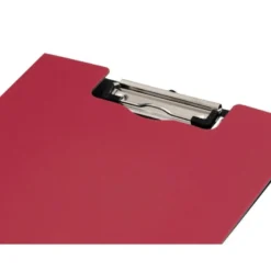 CARPETA Q-CONNECT MINICLIP SUPERIOR DIN A4 PLASTICO 50% RECICLADO ROJO GROSOR 2,1 MM
