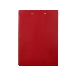 CARPETA Q-CONNECT MINICLIP SUPERIOR DIN A4 PLASTICO 50% RECICLADO ROJO GROSOR 2,1 MM