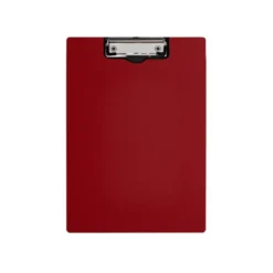 CARPETA Q-CONNECT MINICLIP SUPERIOR DIN A4 PLASTICO 50% RECICLADO ROJO GROSOR 2,1 MM
