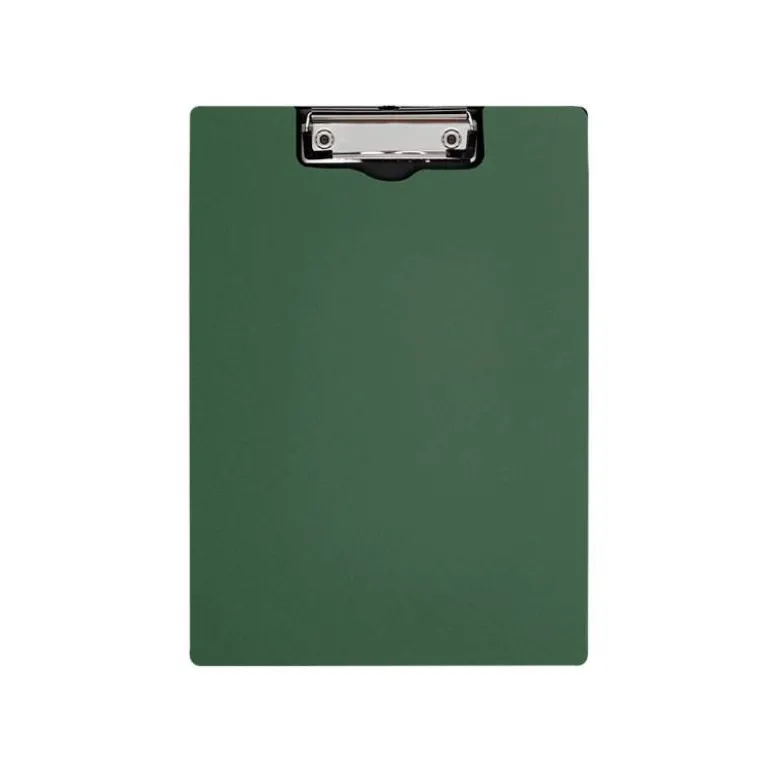 CARPETA Q-CONNECT MINICLIP SUPERIOR DIN A4 PLASTICO 50% RECICLADO VERDE OLIVA GROSOR 2,1 MM