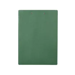 CARPETA Q-CONNECT MINICLIP SUPERIOR DIN A4 PLASTICO 50% RECICLADO VERDE OLIVA GROSOR 2,1 MM