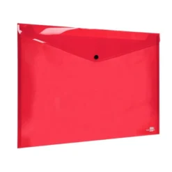 Carpeta sobre Liderpapel con broche polipropileno 180 micras DIN A3 50 hojas color rojo