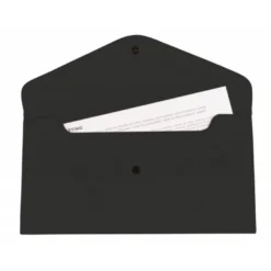 Carpeta sobre Liderpapel broche polipropileno sobre americano 260x140 mm 50 hojas color negro