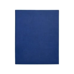 Carpeta 4 anillas carton forrado Liderpapel Paper Coat lomo 60 mm azul