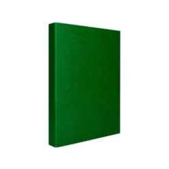 Carpeta 4 anillas carton forrado Liderpapel Paper Coat lomo 60 mm verde