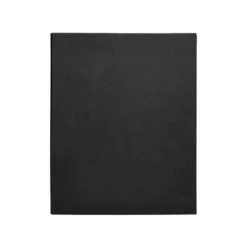 Carpeta 4 anillas carton forrado Liderpapel Paper Coat lomo 60 mm negro