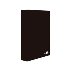 Carpeta 4 anillas carton forrado Liderpapel Paper Coat lomo 60 mm negro