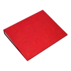 Carpeta 4 anillas carton forrado Liderpapel Paper Coat lomo 40 mm rojo