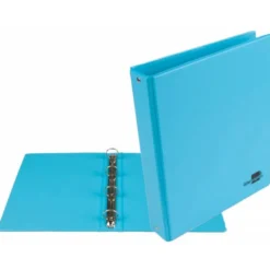 Carpeta 4 Anillas Liderpapel A5 Color Azul 25 mm