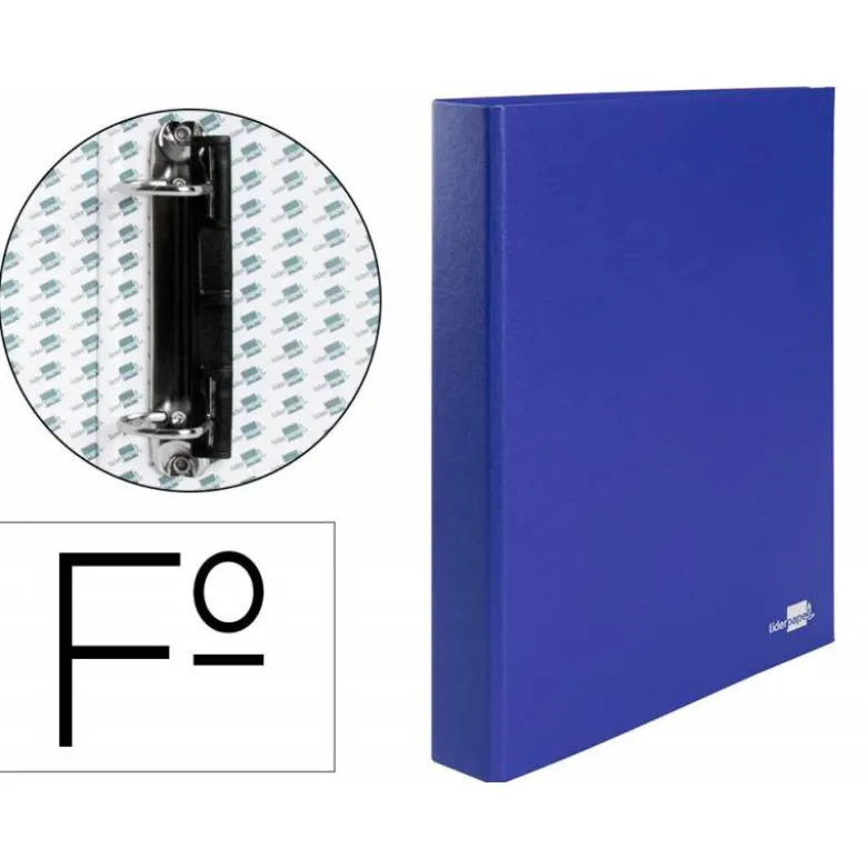 Carpeta 2anillas 25mm Folio marca Liderpapel Azul