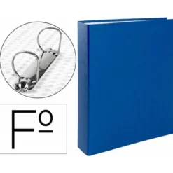 Carpeta 2anillas 40mm Folio marca Liderpapel Azul