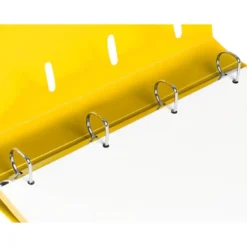 CARPETA 4 ANILLAS 25 MM LIDERPAPEL DIN A4 COLOR AMARILLO POLIPROPILENO
