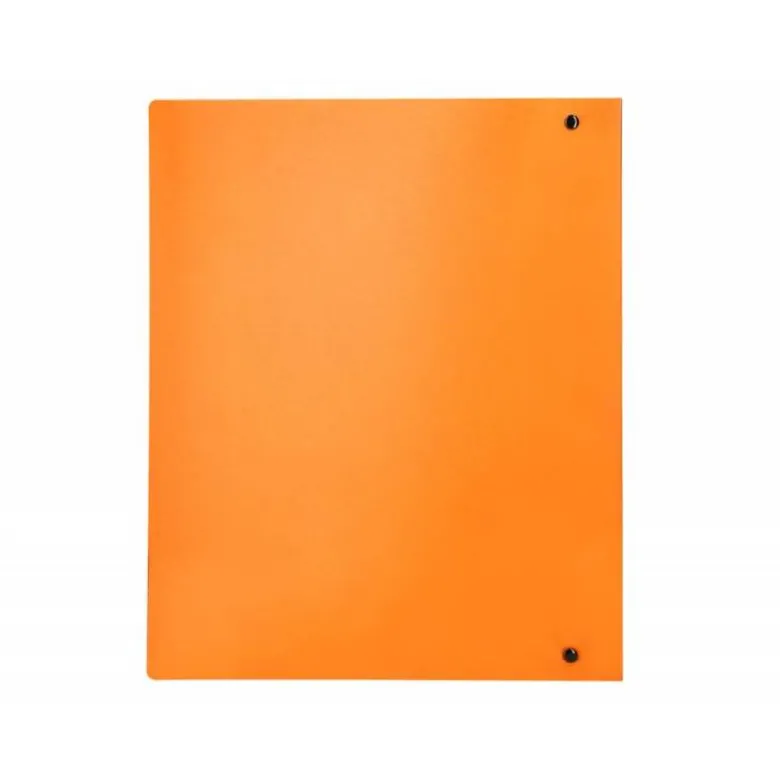 CARPETA 4 ANILLAS 40 MM LIDERPAPEL DIN A4 COLOR NARANJA POLIPROPILENO