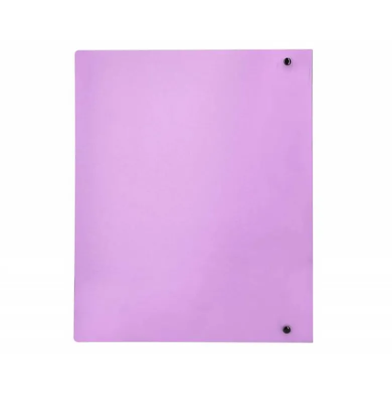CARPETA 4 ANILLAS 40 MM LIDERPAPEL DIN A4 COLOR ROSA POLIPROPILENO