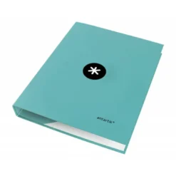 Carpeta Antartik 4 anillas DIN A4 Carton forrado Color Menta