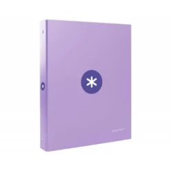 Carpeta Antartik 4 anillas DIN A4 Carton forrado Color Lila