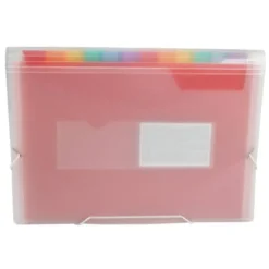 Carpeta Beautone clasificadora con fuelle polipropileno Din-A5 Spectrafile