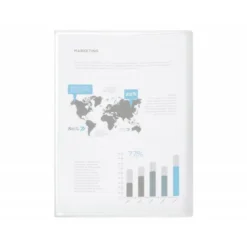 Carpeta Beautone escaparate de 60 fundas fijas Din A4 transparente