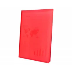 Carpeta Beautone escaparate rojo con 20 fundas fijas Din a4