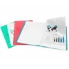 Carpeta Beautone escaparate azul con 30 fundas fijas Din a4
