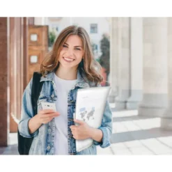Carpeta Beautone escaparate transparente con 30 fundas fijas Din a4