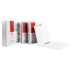 Carpeta canguro plastico Liderpapel Din A4 2 anillas lomo 78 mm