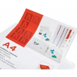 Carpeta canguro plastico Liderpapel Din A4 4 anillas