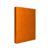 Carpeta carton forrado 4 anillas Liderpapel Paper Coat lomo 40 mm folio naranja