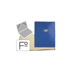 Carpeta clasificadora de carton compacto Saro 275x360 mm azul modelo 30