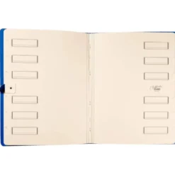 Carpeta clasificadora de carton compacto Saro 275x360 mm azul modelo 30