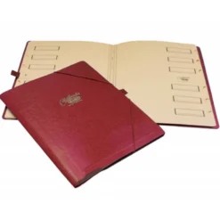 Carpeta clasificadora de cartón compacto Saro 275 x 360 mm Rojo modelo 30