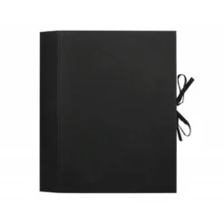 Carpeta clasificadora folio carton Liderpapel negro