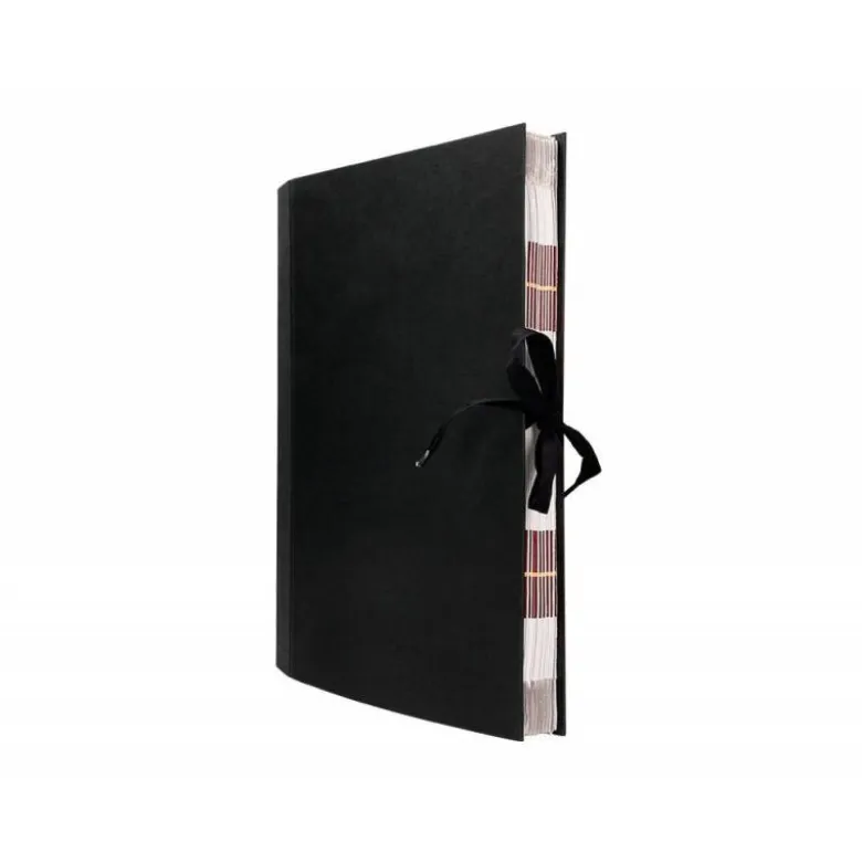 Carpeta clasificadora folio carton Liderpapel negro