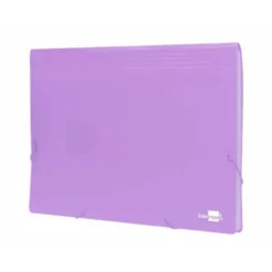 Carpeta clasificadora fuelle Liderpapel DIN A4 poliporpileno 13 departamentos color violeta