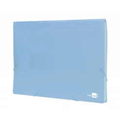 Carpeta clasificadora fuelle Liderpapel DIN A4 poliporpileno 13 departamentos color azul