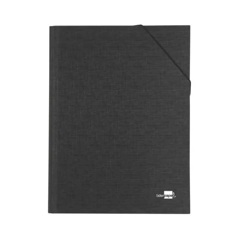 Carpeta clasificadora Paper Coat Liderpapel folio negro