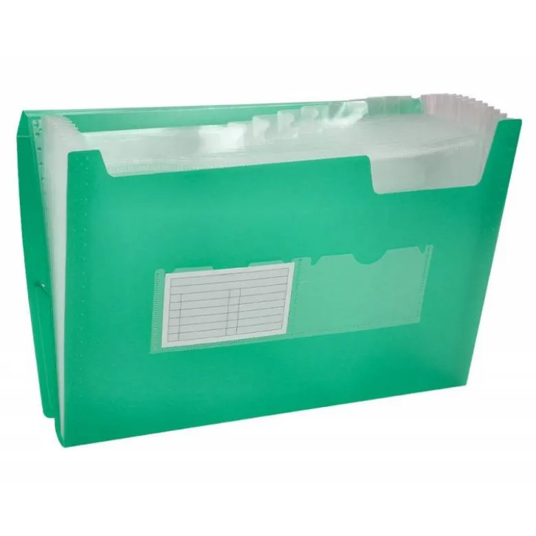 Carpeta clasificadora polipropileno Beautone Din A4 Verde