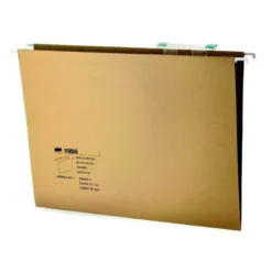 Carpeta colgante Hamelin A4 visor lateral kraft eco naranja-amarillo